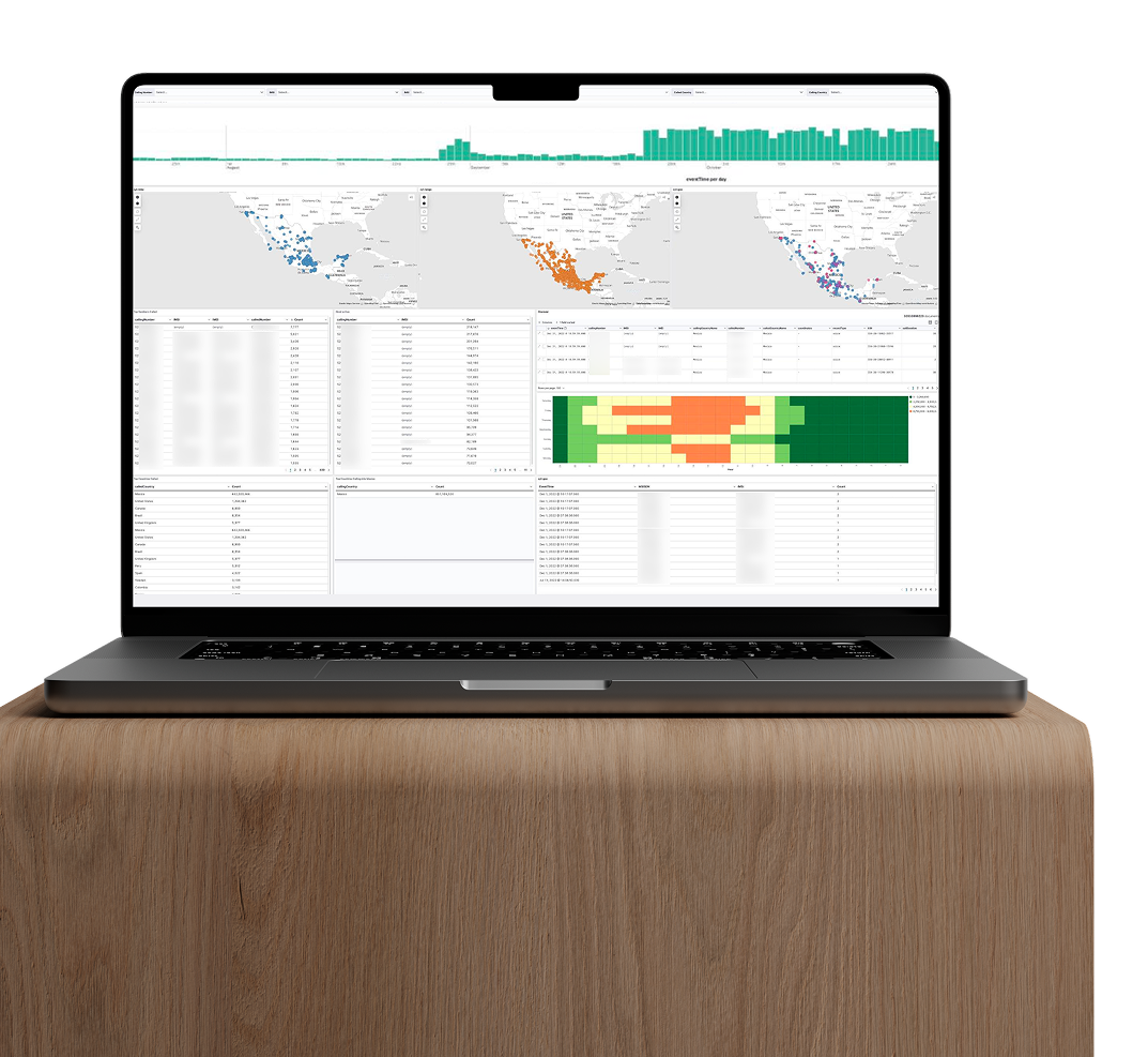 Laptop SaaS Dashboard
